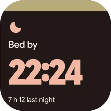 Sleep: bed by 22:24, 7 h 12 last night